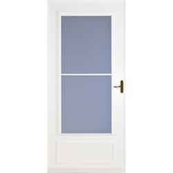 Larson Screen Away 81 in. H X 32 in. W Vinyl/Wood White Mid-View Reversible Storm Door