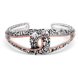 Montana Silversmiths Women's Luck of the Pure Cuff Rose Gold Bracelet One Size Fits Most