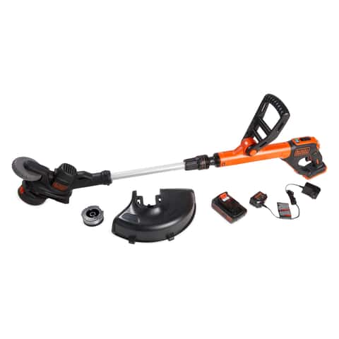 BLACK+DECKER 20V MAX Cordless 12 Lithium-Ion 3-in-1 Trimmer/Edger and  Mower + 2 Batteries 