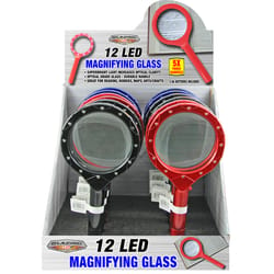Blazing LEDz Blazing LED Round 5 Times Magnifying Glass 3.5 in. W