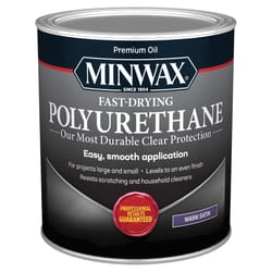 Minwax Satin Clear Oil-Based Fast-Drying Polyurethane 1 qt