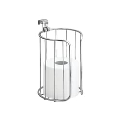 iDesign Classico Chrome Silver Over the Tank Toilet Paper Holder