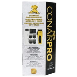 ConairPRO Black/Yellow Dog Grooming Kit
