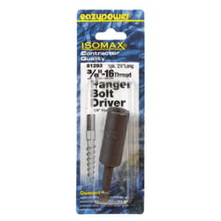 Eazypower Isomax Hex 3/8 - 16 in. X 2.5 in. L Screwdriver Bit Adapter Steel 1 pc