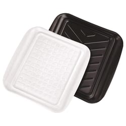 Spectrum Black/White Melamine BBQ Tray Set