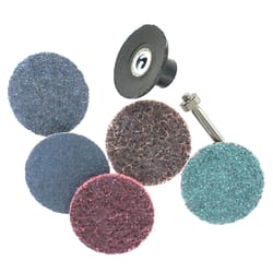 Ace 2 in. Zirconium Twist and Lock Surface Preparation Disc Kit Assorted Grit Assorted 6 pk