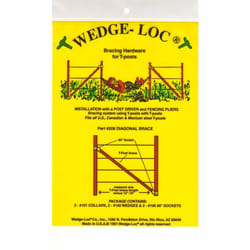 Wedge-Loc 2 in. H X 7.5 in. W Aluminum Diagonal Brace