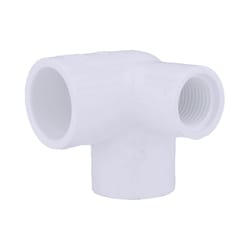 Charlotte Pipe Schedule 40 1 in. Slip X 1 in. D Slip PVC Side Outlet Elbow 1 pk