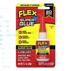 Flex Seal Family of Products Flex Super Glue High Strength Clear Super Glue 20 gm