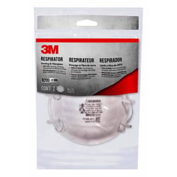 3M N95 Sanding and Fiberglass Respirator White 2 pk