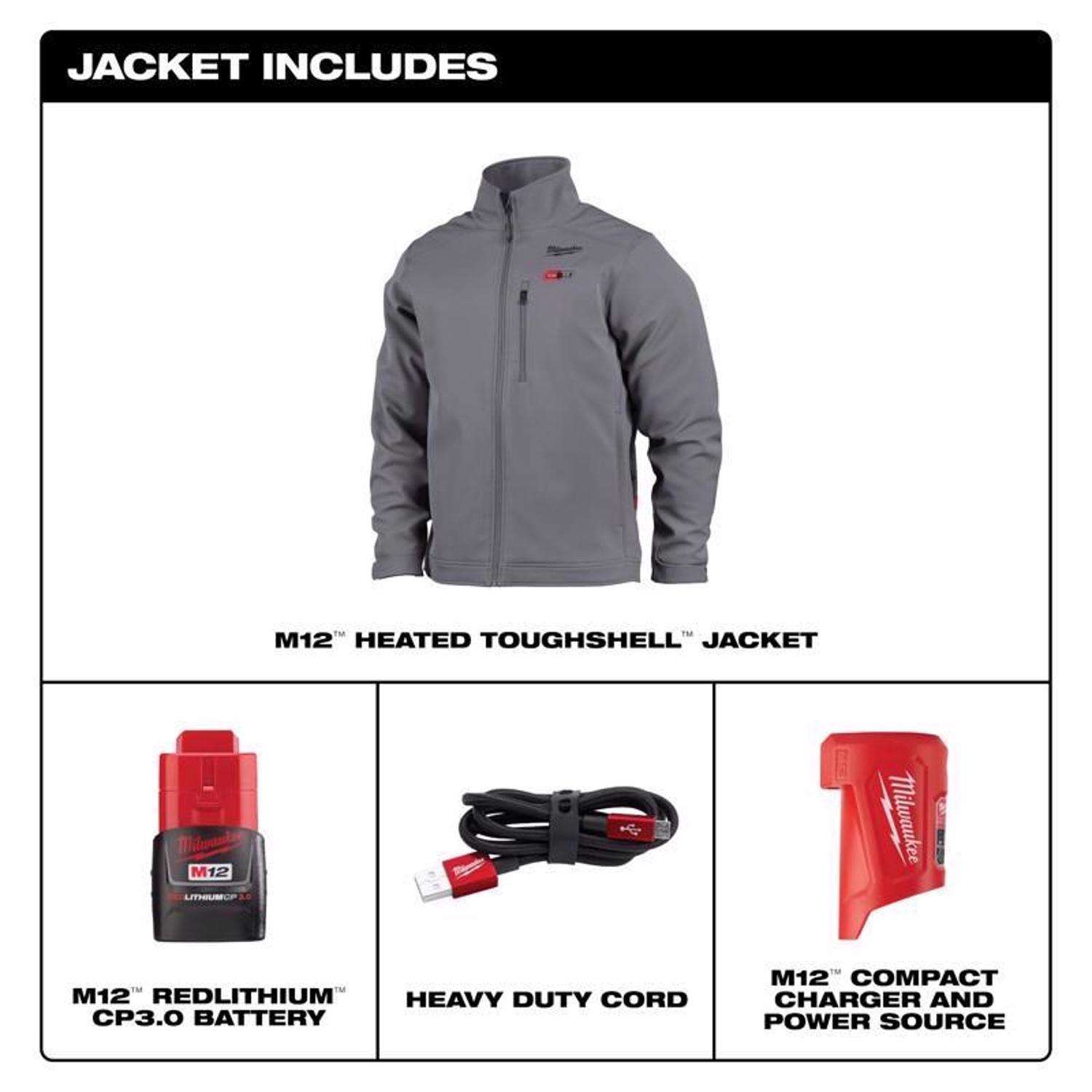 Milwaukee battery shop powered jacket