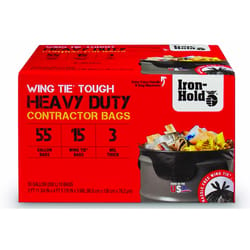 Rough Stuff 55 Gal Heavy-Duty Trash Bags, 20 Count