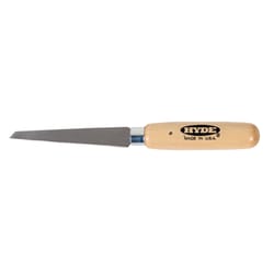 Hyde 8 in. Taper Point Fixed Utility Knife Brown 1 pk