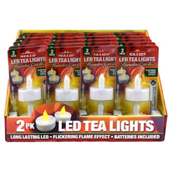 Magic Seasons White No Scent LED Flameless Tea Lights