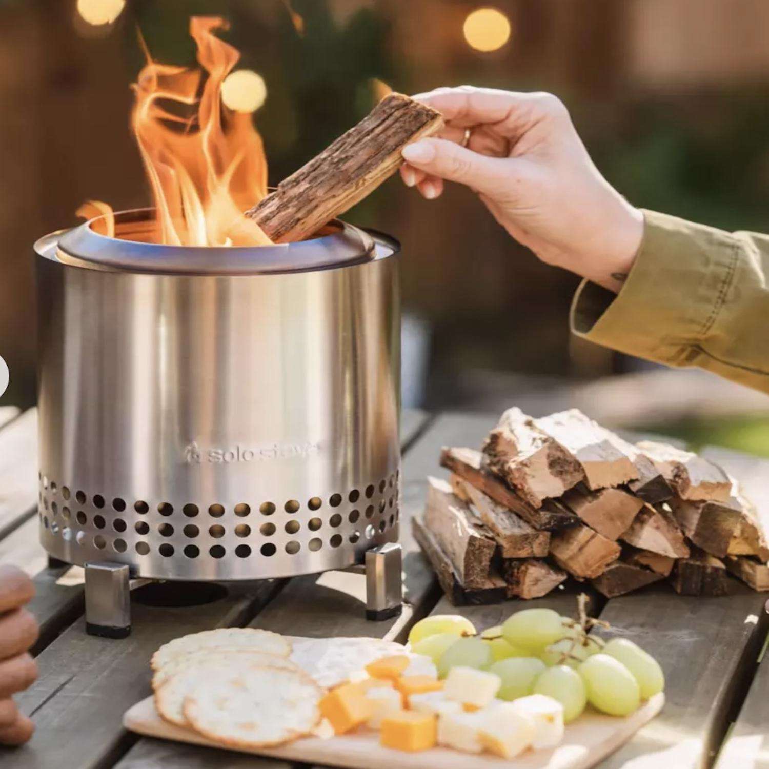 Solo Stove Mesa Stainless Steel Round Wood Pellets Fire Pit with Stand - Ace  Hardware