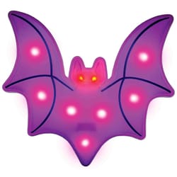 Magic Seasons Red 8 ct 15 in. LED Bat Halloween Decor