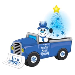 Occasions 7.75 ft. Snowman In Snow Truck Inflatable