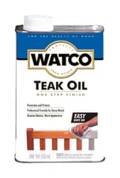 Watco  Brown  Oil-Based  Teak Oil Finish  1 pt. 
