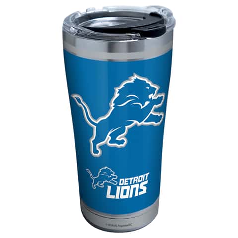 Detroit Lions Stainless Steel Water Bottle With Wrap
