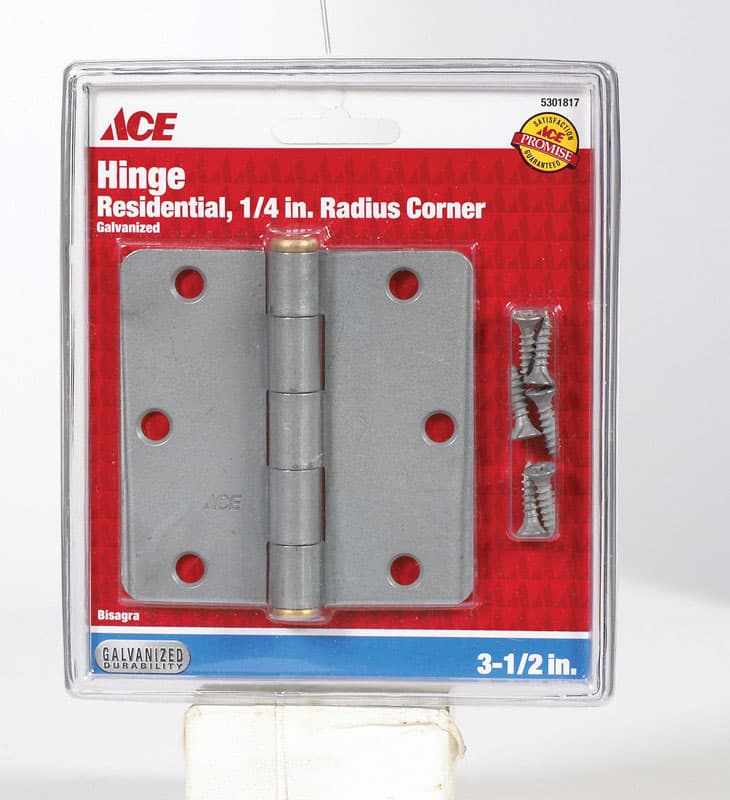 Ace 3-1/2 in. L Galvanized Residential Door Hinge 1 pk - 01-3550-152 - Hardware Accessories  sku 01-3550-152