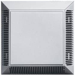 Builders Edge 7.5 in. H X 7.5 in. W White Vinyl Foundation Vent