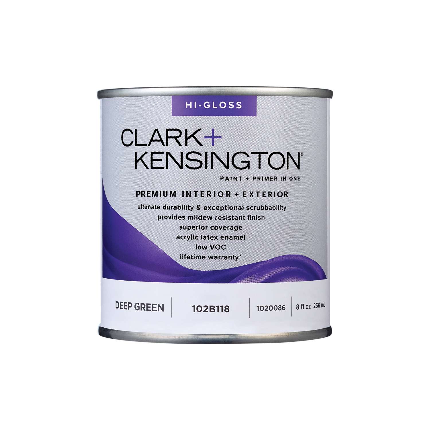 Clark+Kensington High-Gloss Deep Green Premium Paint Exterior and ...