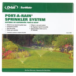 Orbit Port-A-Rain Plastic Non-Tipping Base Stationary Sprinkler 2827 sq ft