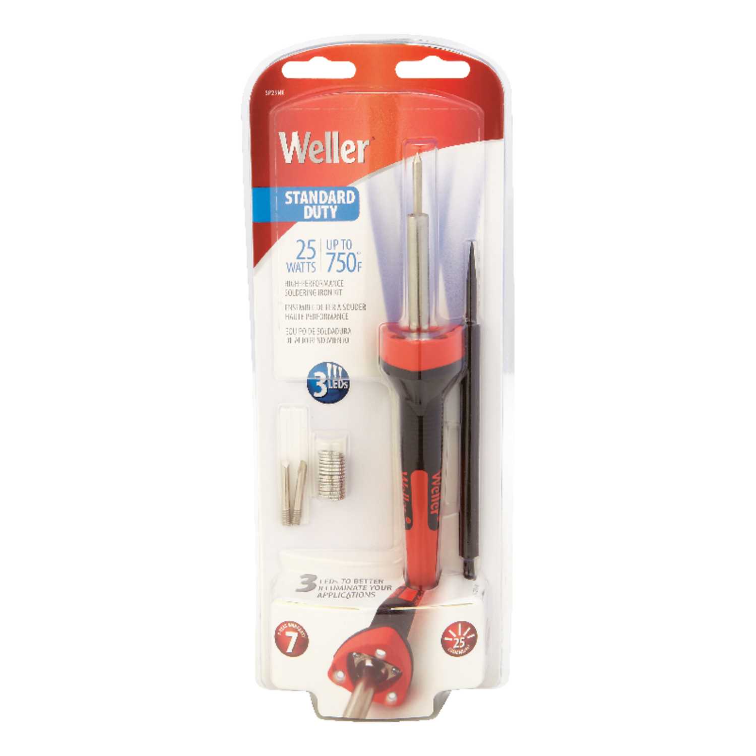 Weller 12.15 in. Corded Soldering Iron Kit 25 watts Orange 1 pk Ace