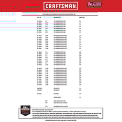 Craftsman OVERDRIVE 1/4 and 3/8 in. drive Metric/SAE 6 Point Mechanic's Tool Set 64 pc