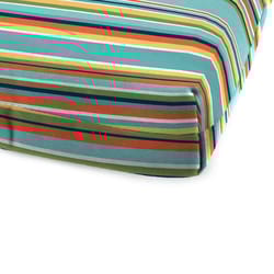 Jordan Manufacturing Multicolored Stripe Polyester Chaise Cushion 4 in. H X 22 in. W X 72 in. L