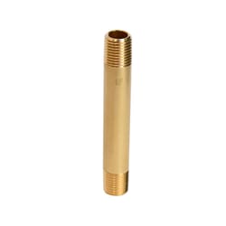 ATC 1/4 in. MPT X 1/4 in. D MPT Yellow Brass Nipple 3-1/2 in. L