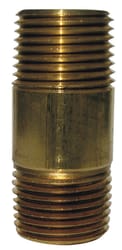 Anderson Metals 1/2 in. MPT in. X 1/2 in. D MPT Brass Nipple 2 in. L