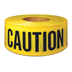 IPG 300 ft. L X 3 in. W Polyethylene Caution Barricade Tape Yellow
