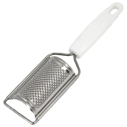 Chef Craft White/Silver Stainless Steel Curved Grater