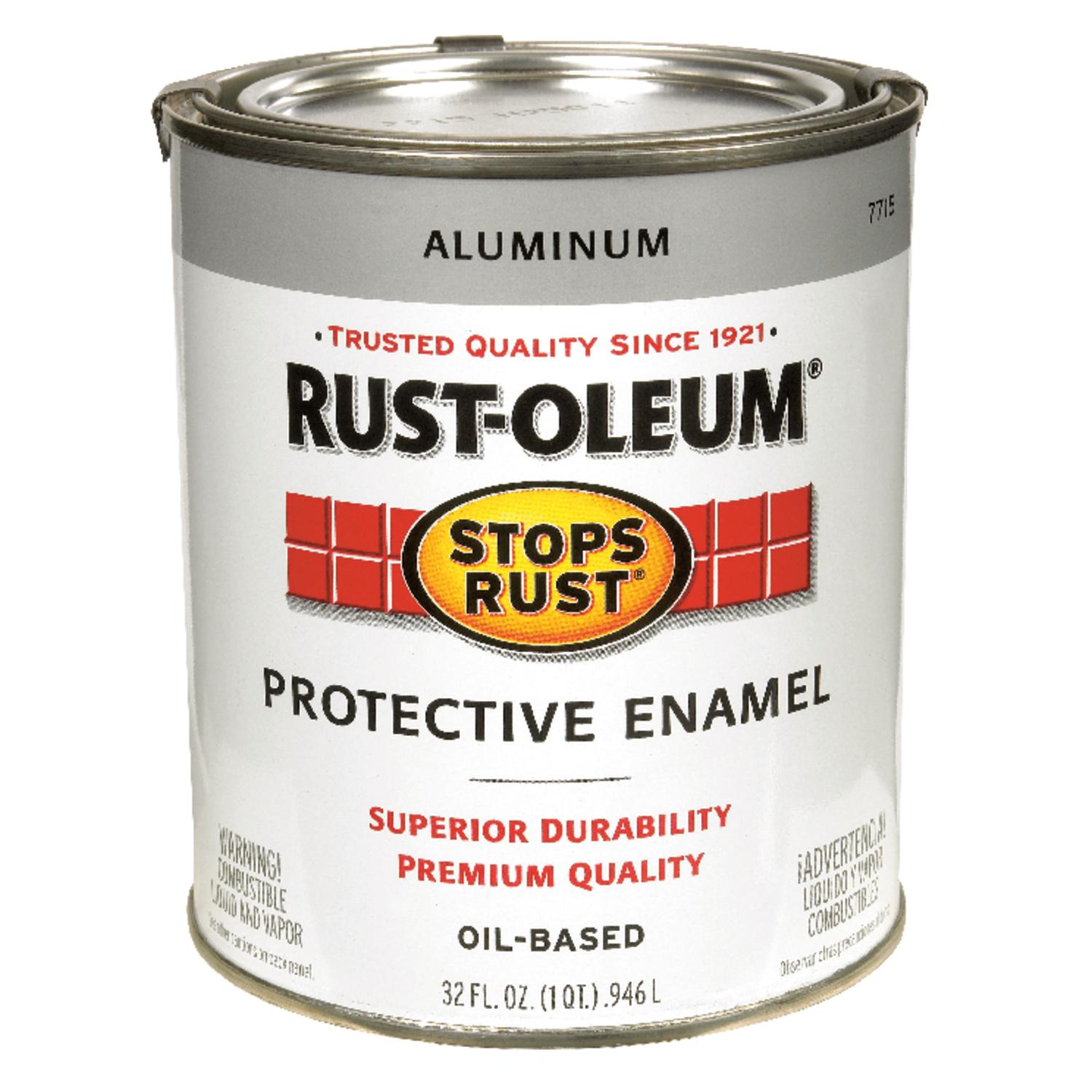 Rust-Oleum Stops Rust Aluminum Protective Enamel 1 Qt. - Ace Hardware