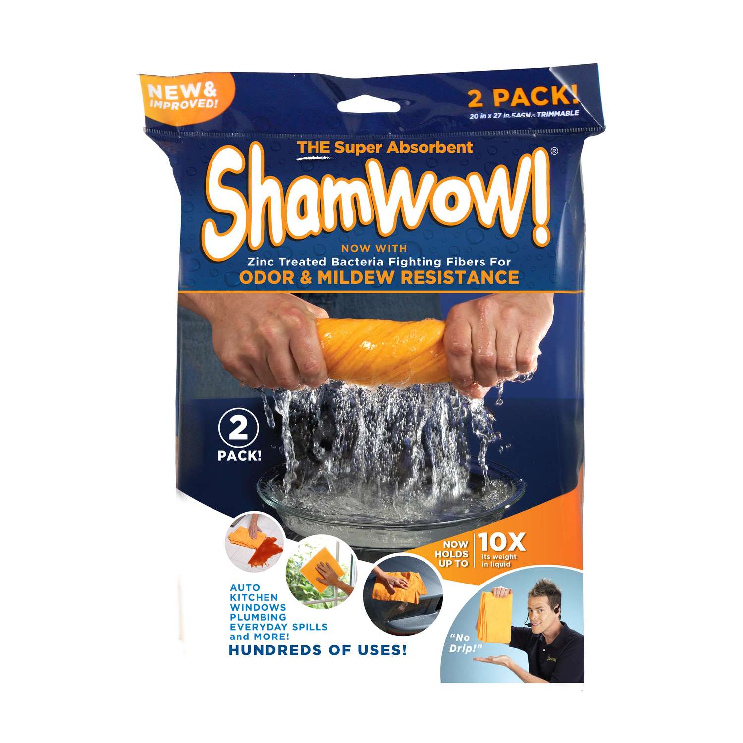 ShamWow Cleaning Shammie 2 pk Ace Hardware