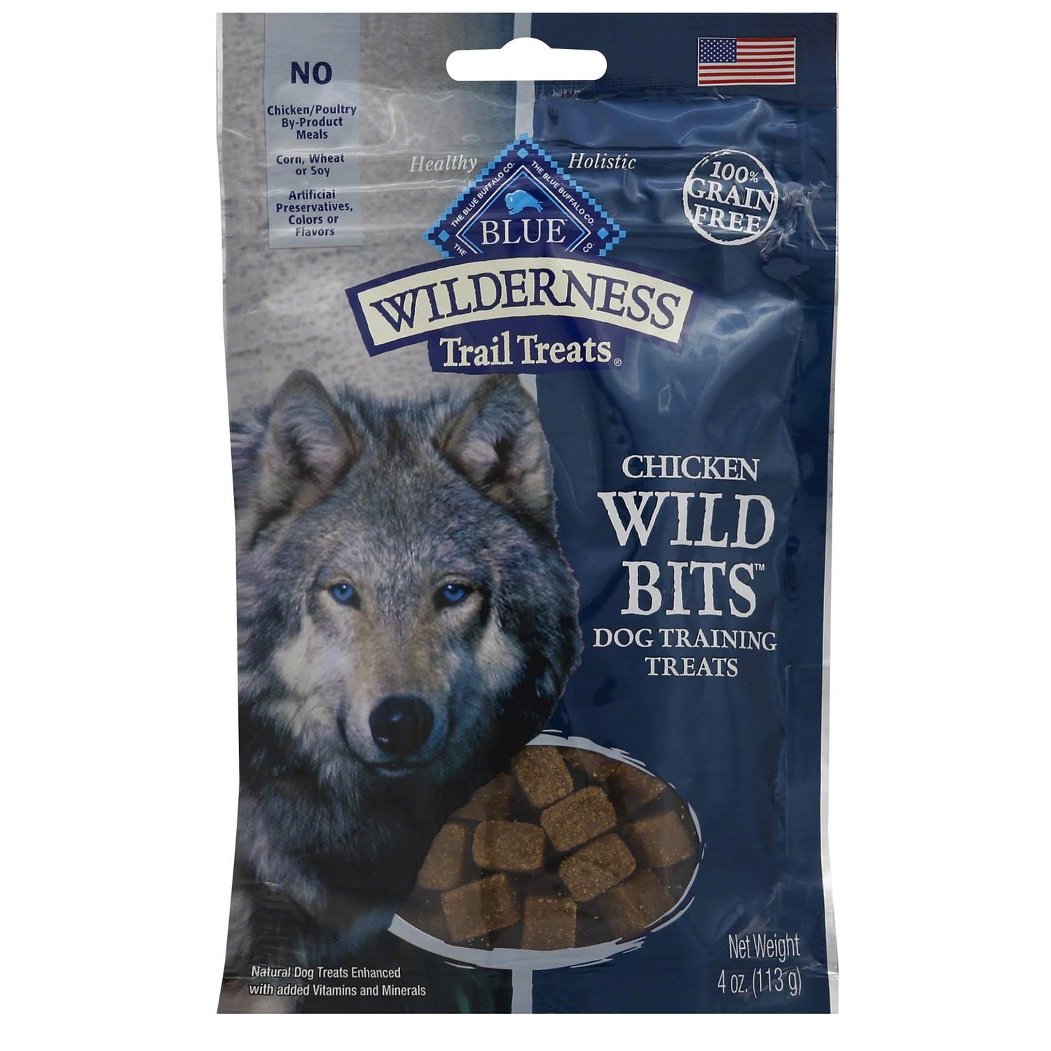 Photos - Dog Food Blue Buffalo Blue Wilderness Chicken Grain Free Treats For Dog 4 oz 1 pk 5 