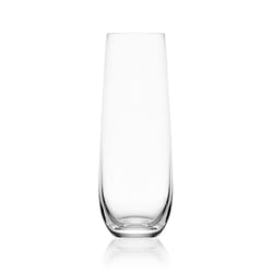 Mikasa Parker 9.5 oz Clear Crystal Stemless Champagne Flutes