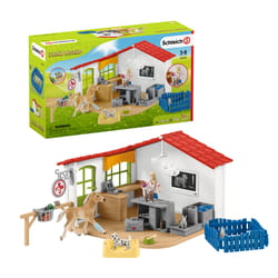 Schleich Vet Practice with Pets Multicolored 27 pc