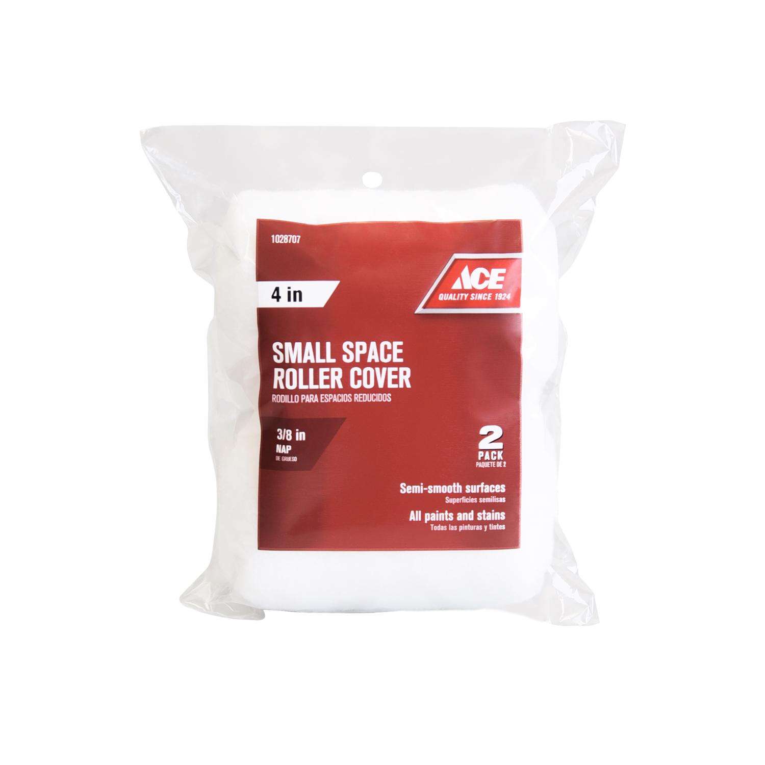 Ace Knit 4 in. W X 3/8 in. Trim Paint Roller Cover 2 pk Ace Hardware