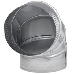 Imperial 7 in. D X 7 in. D Adjustable 90 deg Galvanized Steel Furnace Pipe Elbow