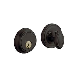 Baldwin Estate Oil Rubbed Bronze Brass Single Cylinder Deadbolt