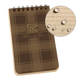 Rite in the Rain 3 in. W X 5 in. L Top-Spiral Brown All-Weather Notebook