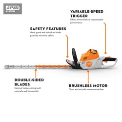 STIHL HSA 100 23.6 in. 36 V Battery Hedge Trimmer Tool Only