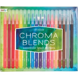 OOLY Chroma Blends Assorted Brush Watercolor Marker 18 pk