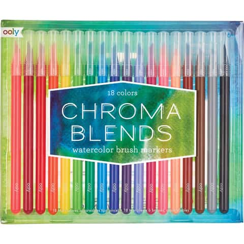 chroma blends mechanical watercolor pencils - set of 18