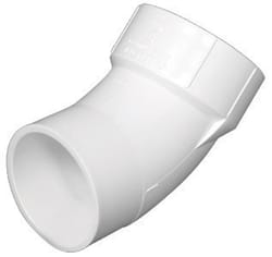 Charlotte Pipe Schedule 40 4 in. Hub X 4 in. D Spigot PVC Street Elbow