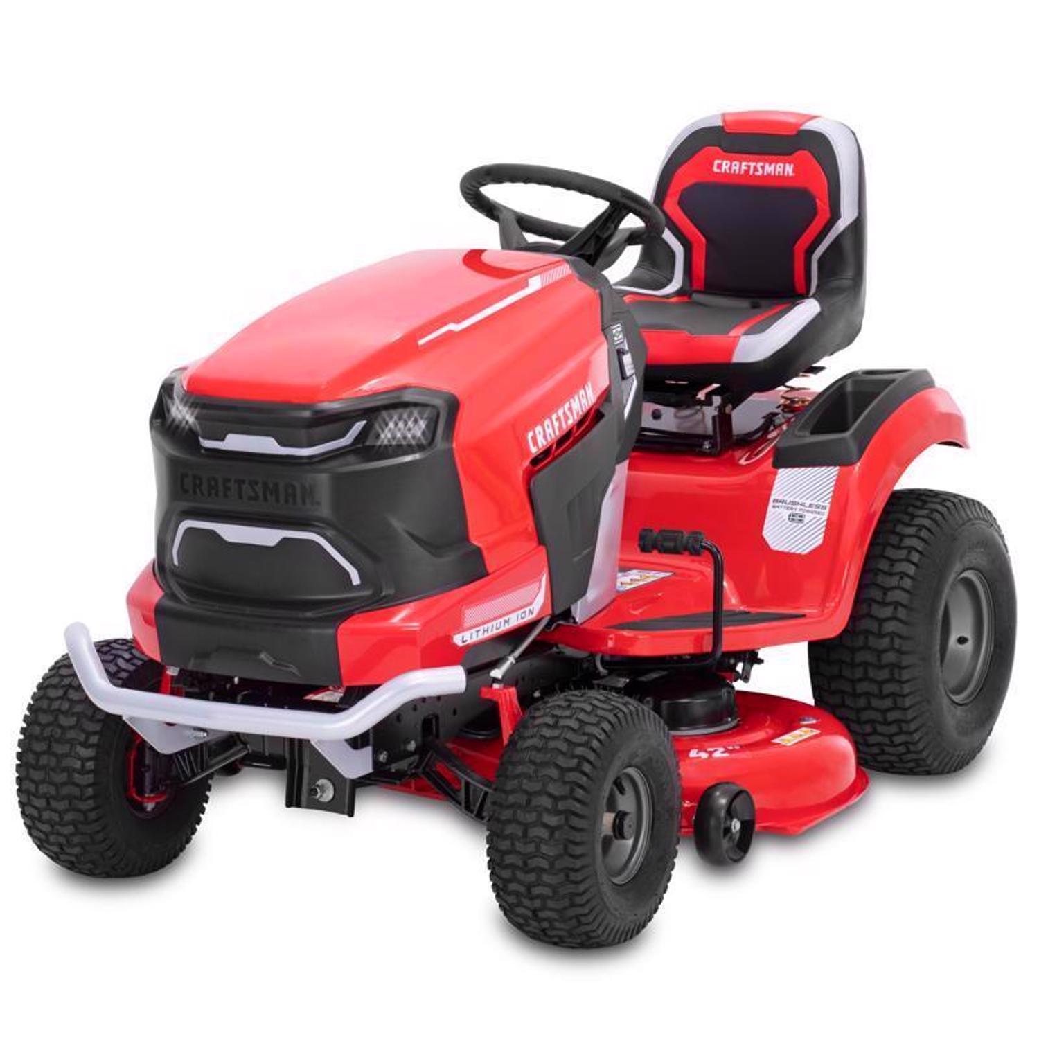 Battery riding mower hot sale