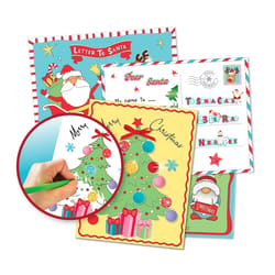 Handstand Kitchen Totally Santa Postcard Making Kit Multicolored 28 pc