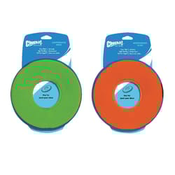 Chuckit! Assorted Amphibious Flying Ring Canvas Flyer Dog Toy Medium 1 pk